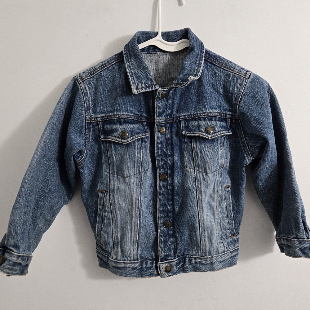 Classic Blue Denim Jacket for Child
